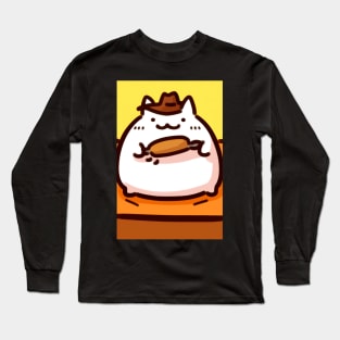 Corncob Connoisseur Cat Long Sleeve T-Shirt